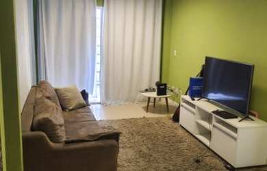 Imagem: O apartamento possui 1 Dormitório, 1 Banheiro, 1 Vaga na garagem