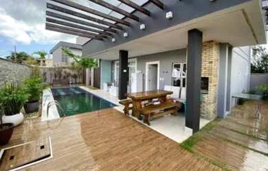 Imagem: A casa em condomínio possui 3 Dormitórios, 5 Banheiros, 4