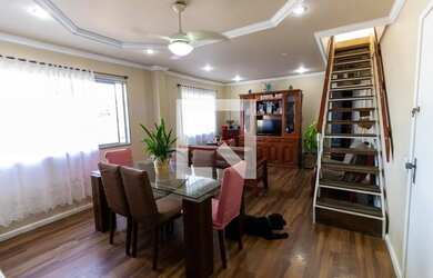 Imagem: O apartamento na cobertura possui 3 Dormitórios, 3 Banheiros