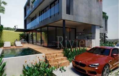 Imagem: A casa em condomínio possui 4 Dormitórios, 4 Banheiros, 2