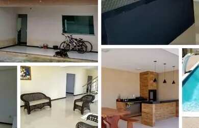 Imagem: A casa em condomínio possui 5 Dormitórios, 4 Banheiros, 4