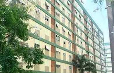 Imagem: O apartamento possui 1 Dormitório, 1 Banheiro, 1 Vaga na garagem