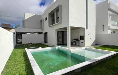 Imagem: A casa em condomínio possui 4 Dormitórios, 5 Banheiros, 4