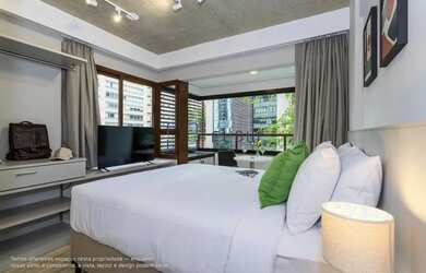 Imagem: O apartamento possui 1 Dormitório, 1 Banheiro, 24m² de Área