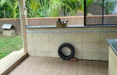 Imagem 14: Casa no Iririú. Churrasqueira, Imóvel mobiliado, VarandaeÁrea de serviço