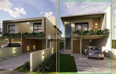 Imagem: A casa possui 3 Dormitórios, 4 Banheiros, 2 Vagas na garagem