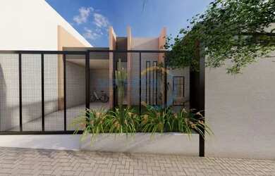 Imagem: A casa possui 3 Dormitórios, 2 Banheiros, 1 Vaga na garagem