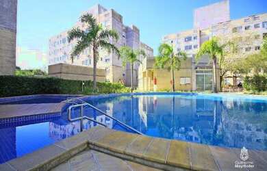 Imagem: O apartamento possui 2 Dormitórios, 1 Banheiro, 1 Vaga na garagem