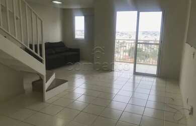 Imagem: O apartamento na cobertura possui 3 Dormitórios, 4 Banheiros