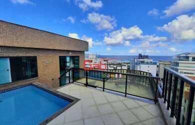 Imagem: O apartamento na cobertura possui 4 Dormitórios, 4 Banheiros