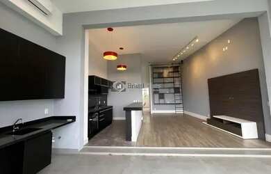 Imagem: O apartamento possui 1 Dormitório, 1 Banheiro, 2 Vagas na garagem