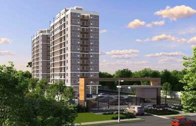 Imagem: O apartamento possui 2 Dormitórios, 2 Banheiros, 1 Vaga na