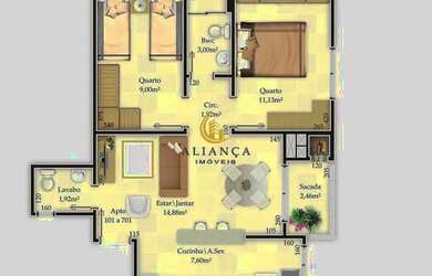 Imagem 12: Apartamento em Fazenda Santo Antônio, São José/SC