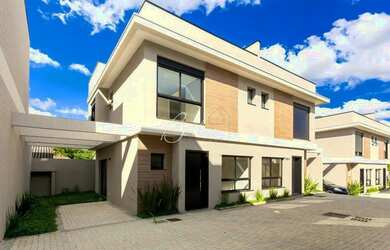 Imagem: A casa em condomínio possui 3 Dormitórios, 3 Banheiros, 2