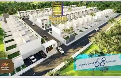 Imagem: A casa em condomínio possui 3 Dormitórios, 2 Banheiros, 2