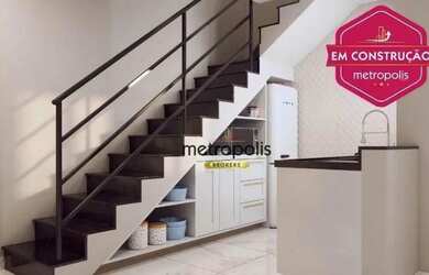 Imagem: O apartamento na cobertura possui 2 Dormitórios, 2 Banheiros