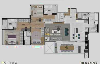 Imagem 14: Apartamento à venda, 138 m² por R$ 1.552.000,00 - Água Verde - Curitiba/PR