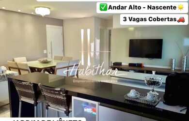 Imagem: O apartamento possui 4 Dormitórios, 4 Banheiros, 168m² de