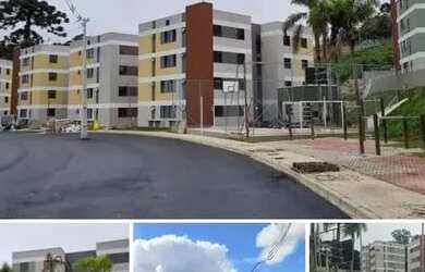 Imagem: O apartamento possui 2 Dormitórios, 1 Banheiro, 1 Vaga na garagem