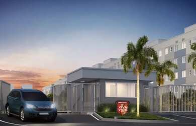 Imagem: O apartamento possui 2 Dormitórios, 1 Banheiro, 1 Vaga na garagem