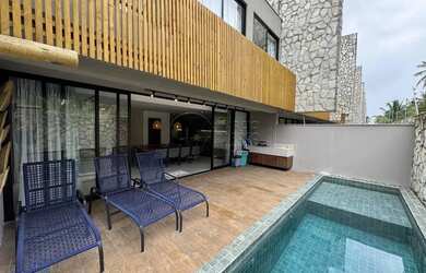 Imagem: A casa possui 3 Dormitórios, 2 Banheiros, 1 Vaga na garagem