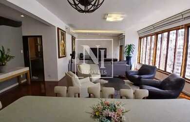 Imagem: O apartamento na cobertura possui 4 Dormitórios, 5 Banheiros