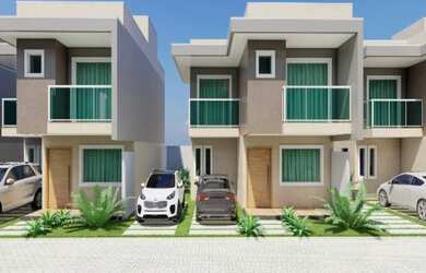 Imagem: A casa em condomínio possui 4 Dormitórios, 5 Banheiros, 2