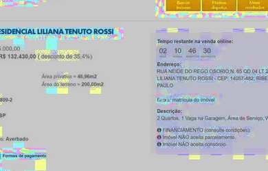 Imagem 6: Casa com 2 dormitórios à venda, 46 m² por R$ 132.430 - Subsetor Oeste...