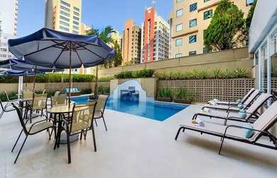 Imagem 15: Flat na Rua Funchal totalmente mobiliado, com cozinha completa para locação....