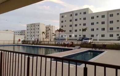 Imagem: O apartamento possui 2 Dormitórios, 1 Banheiro, 1 Vaga na garagem