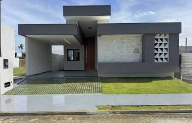 Imagem: A casa em condomínio possui 3 Dormitórios, 3 Banheiros, 2