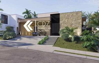 Imagem: A casa em condomínio possui 3 Dormitórios, 4 Banheiros, 1