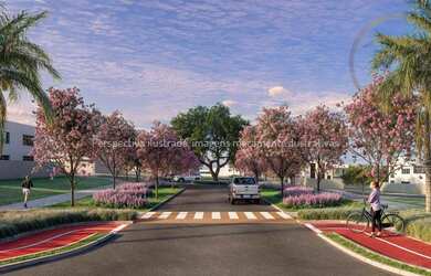 Imagem: O terreno possui 136m² de Área e está localizado em Del