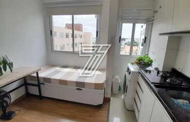 Imagem: O studio possui 1 Dormitório, 1 Banheiro, 25m² de Área, Imóvel