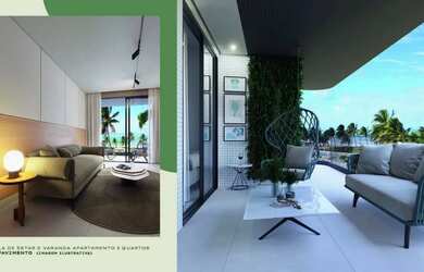 Imagem: O apartamento possui 2 Dormitórios, 2 Banheiros, 1 Vaga na