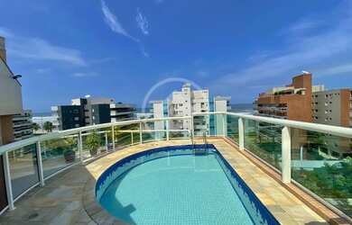 Imagem: O apartamento na cobertura possui 4 Dormitórios, 5 Banheiros