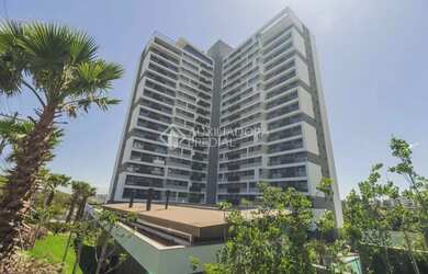 Imagem: O apartamento possui 1 Dormitório, 2 Banheiros, 1 Vaga na garagem