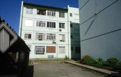 Imagem: O apartamento possui 1 Dormitório, 1 Banheiro, 1 Vaga na garagem