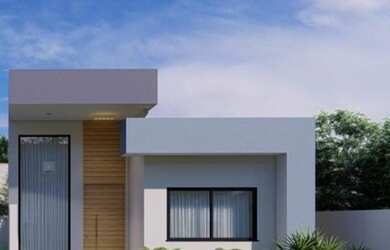 Imagem: A casa possui 2 Dormitórios, 2 Banheiros, 3 Vagas na garagem