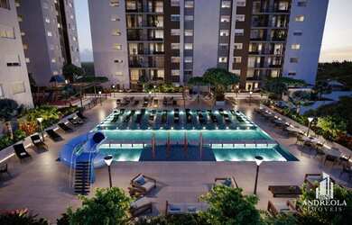 Imagem: O apartamento possui 2 Dormitórios, 2 Banheiros, 1 Vaga na