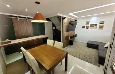 Imagem: A casa em condomínio possui 3 Dormitórios, 3 Banheiros, 2