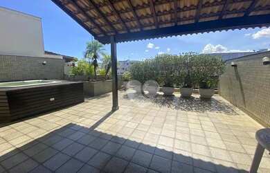 Imagem: O apartamento na cobertura possui 3 Dormitórios, 3 Banheiros