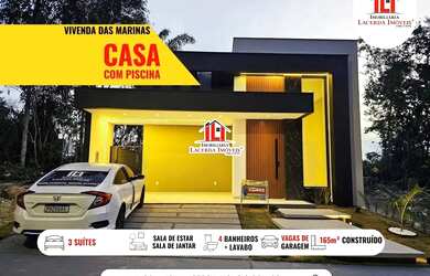 Imagem: A casa em condomínio possui 3 Dormitórios, 4 Banheiros, 4