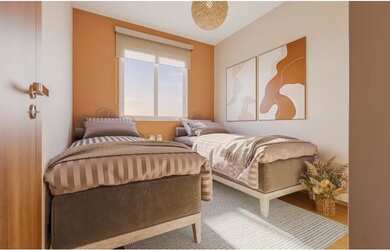 Imagem 4: Apartamento com 2/4. Piscina, Churrasqueira, VarandaeImóvel novo