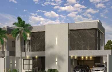 Imagem: A casa possui 3 Dormitórios, 1 Banheiro, 2 Vagas na garagem