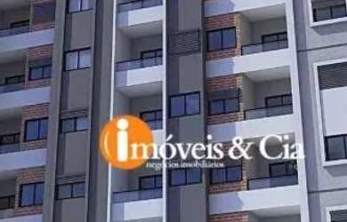 Imagem: O apartamento possui 1 Dormitório, 1 Banheiro, 1 Vaga na garagem