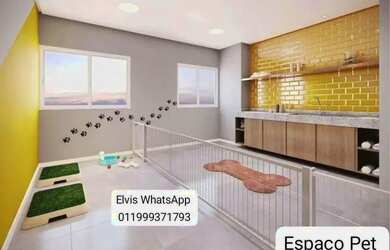 Imagem: O apartamento possui 2 Dormitórios, 1 Banheiro e 38m² de Área