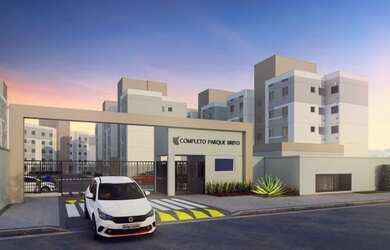 Imagem: O apartamento possui 2 Dormitórios, 1 Banheiro, 1 Vaga na garagem