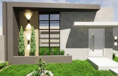 Imagem: A casa possui 3 Dormitórios, 3 Banheiros, 4 Vagas na garagem