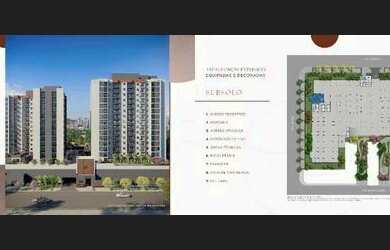 Imagem: O apartamento possui 2 Dormitórios, 1 Banheiro, 1 Vaga na garagem